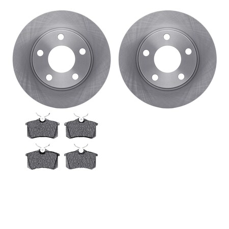 Dynamic Friction Co 6502-73184, Rotors with 5000 Advanced Brake Pads 6502-73184